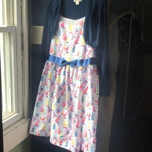 A Dress with sailboats on it